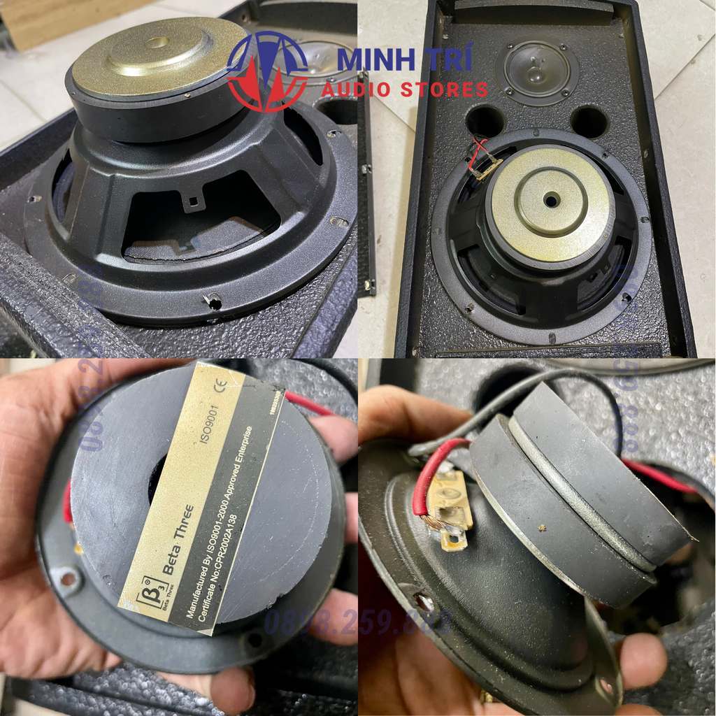 Đôi Loa Lời Bass 20 B3 Frog 8 160W Bãi Xịn , Loa Full 20 Nhỏ Gọn, Đánh Chất -Minh Trí Audio