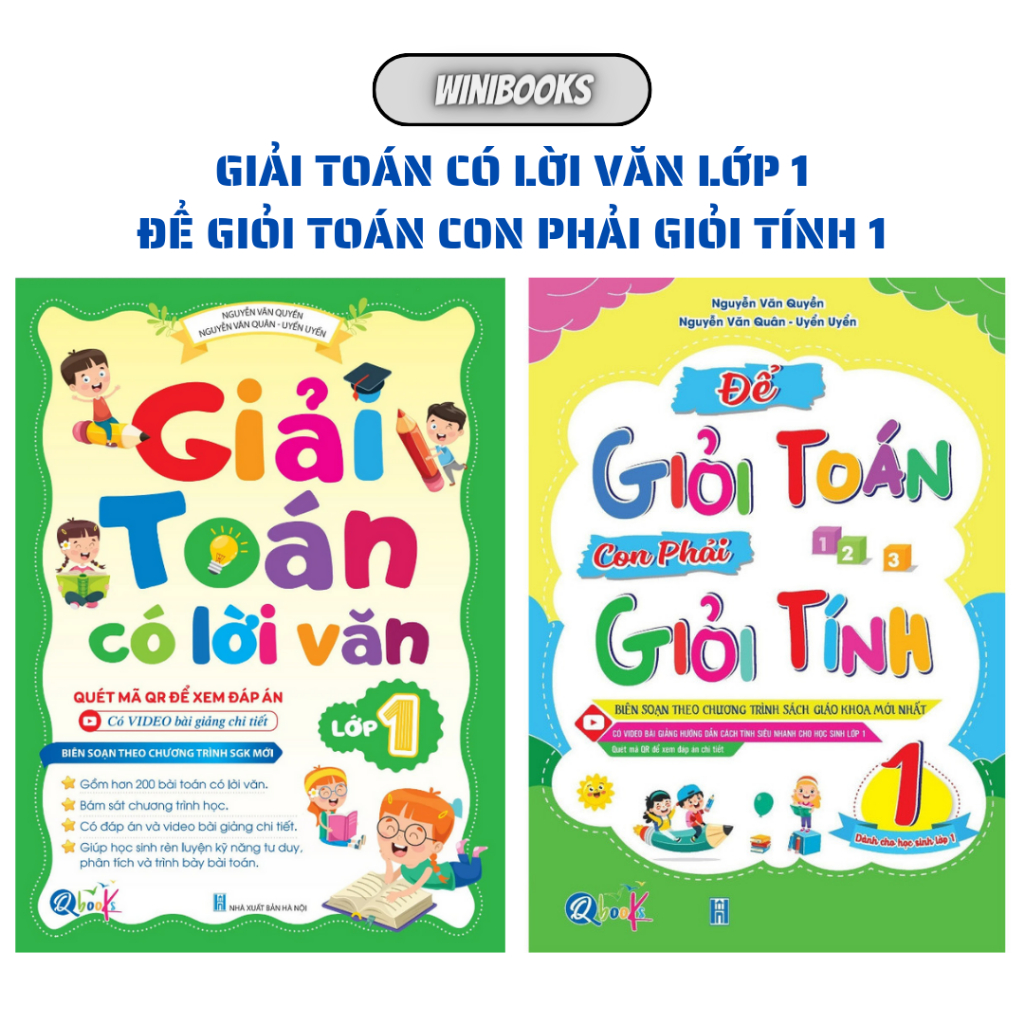 Sách - [Lớp 1] - Giải Toán Có Lời Văn Lớp 1 và Để Giỏi Toán Con Phải Giỏi Tính 1