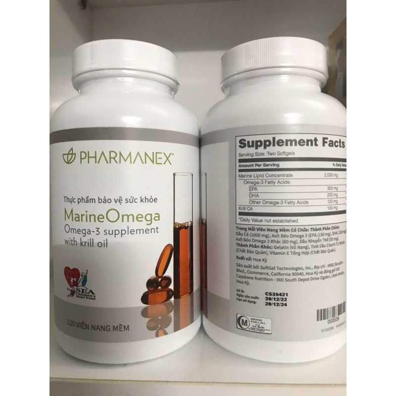 Omega 3 Nukin Viên uống Dinh Dưỡng cho Tim    em - Da và Não )