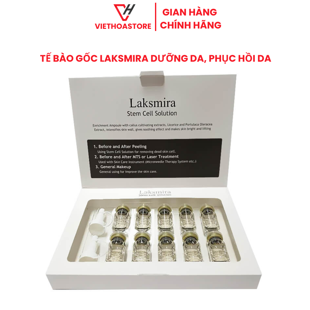 TẾ BÀO GỐC LAKSMIRA, TẾ BÀO GỐC LAKSMIRA STEM CELL SOLUTION Dưỡng da, Phục hồi da