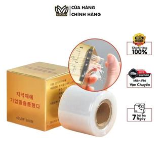 Cuộn Nilon ủ mày môi mí dùng trong phun xăm hộp giấy 4cm 6cm