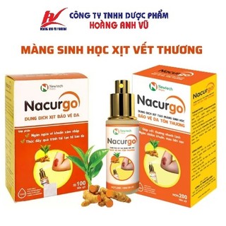NACURGO-TẠO MÀN SINH HỌC BẢO VỆ VẾT THƯƠNG, TÁI TẠO DA