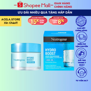 Kem Dưỡng Ẩm Neutrogena Hydro Boost Water Gel Chính Hãng- Netrogena Aqua Gel Cho Da Dầu Mụn, khô