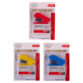 Set 3chiếc Kẹp Ghim Bấm Giấy MiNi (kèm 2 miếng đạn ghim)