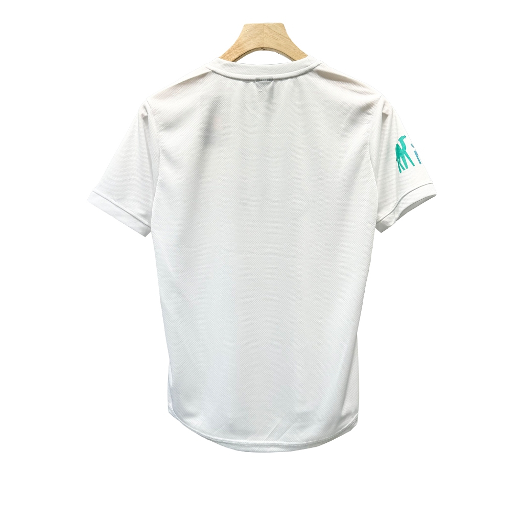 Bộ Đồ Đá Banh, Quần Áo Bóng Đá CLB Ronaldo AL Nassr Trắng Xám 2024 - LOGO thêu - Vải Mè Bền, Đẹp - Thể Thao Vui