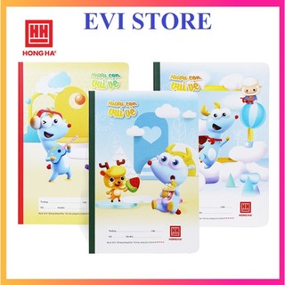 Vở 4 ô ly 80 trang Hồng Hà School Ami 0515 I Vở luyện viết chữ đẹp cho học sinh cấp 1 tiểu học