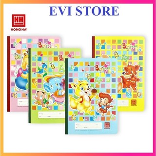 Vở 4 ô ly 48 trang School Hồng Hà 0509 I Vở luyện chữ cấp 1 Bạn nhỏ kích thước (170 * 240)mm
