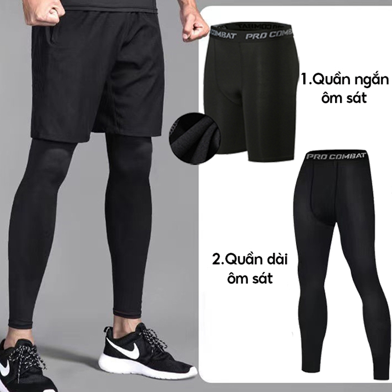 Quần Giữ Nhiệt Nam Combat Pro Cao Cấp Allsport - QNGNN01