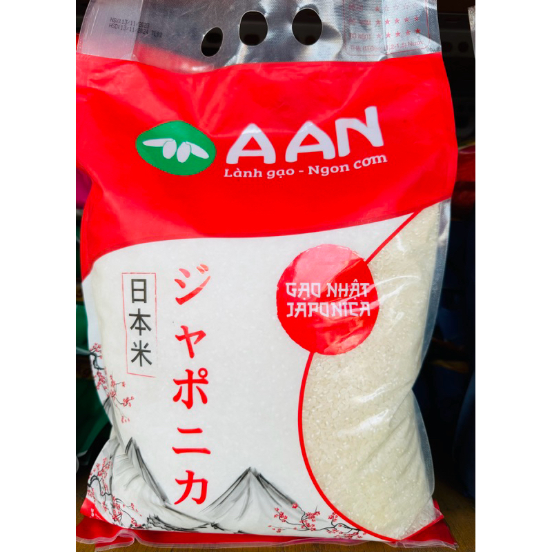 Gạo Nhật Japonica AAN ( Bao 5 ký )