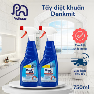 Chai Xịt Tẩy Vi Khuẩn Nấm Mốc Đa Năng Denkmit 750ml Tẩy Sạch Vết Ố Mốc Và Vi Khuẩn Trên Đồ Dùng Gia Đình