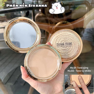Phấn phủ siêu mịn sivanna kiềm dầu che khuyết điểm
