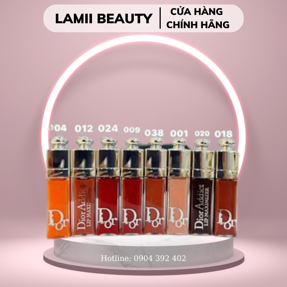 Son dưỡng DIOR ADDICT LIP MAXIMIZER mini nobox mẫu mới màu 004,028,001,018,020,024,038,015,009,012 - LAMII BEAUTY