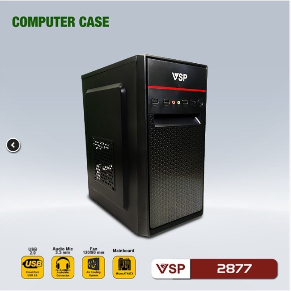 Case VSP 2877, Vỏ Case Máy Tính VSP Model 2877