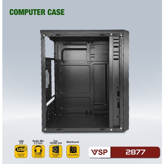 Case VSP 2877, Vỏ Case Máy Tính VSP Model 2877