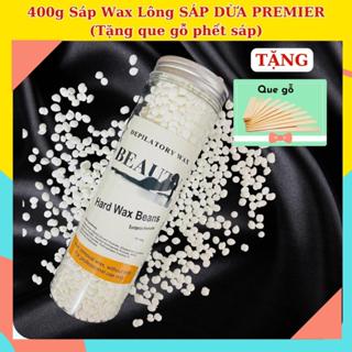 Hủ 400g sáp wax lông SÁP DỪA TRẮNG bám lông, wax nách, wax râu, ria mép, wax tay chân