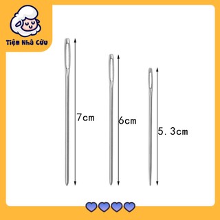Kim khâu len inox - giấu len thừa 3 size
