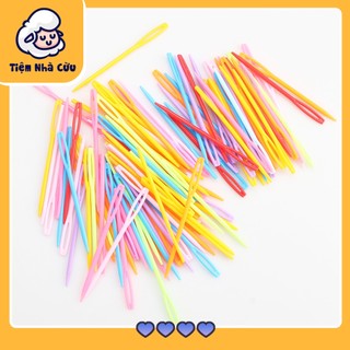Kim khâu bằng nhựa dùng để khâu len, đan túi handmade