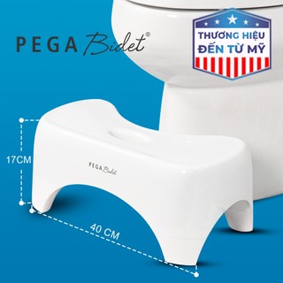 Ghế Kê Chân Toilet PEGA Bidet, Hỗ Trợ Đi Vệ Sinh Dễ Dàng Và Thoải Mái, Chống Táo Bón, Làm Từ Nhựa Y Tế - Thương Hiệu Mỹ