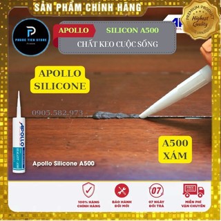 Keo Silicon Apollo A500 - Full Màu ( Trong, Trắng Sữa, Xám, Đen)