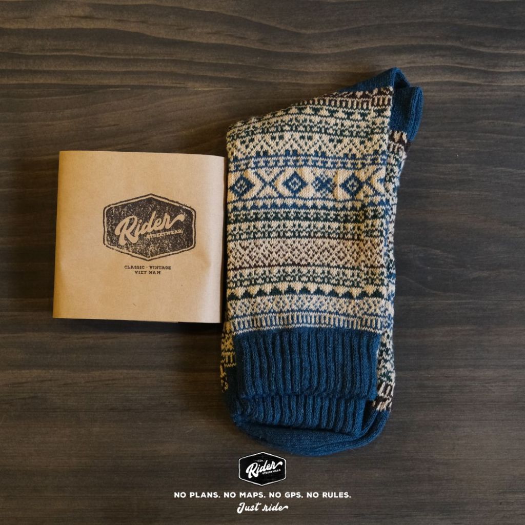 Tất thổ cẩm nam nữ, tất vintage nam nữ cotton thấm hút và co giãn siêu tốt