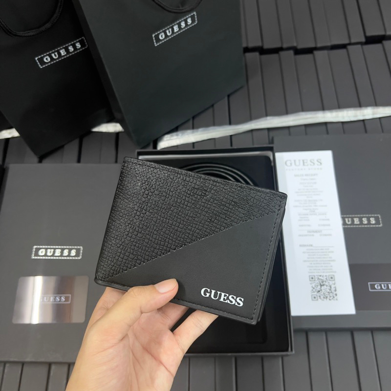 SET THẮT LƯNG NAM GU€SS FULLBOX + TÚI GIẤY