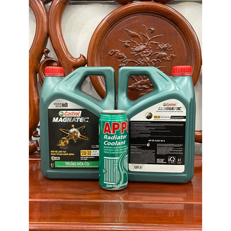 Dầu nhớt Castrol 5W30 API SP 4L máy xăng