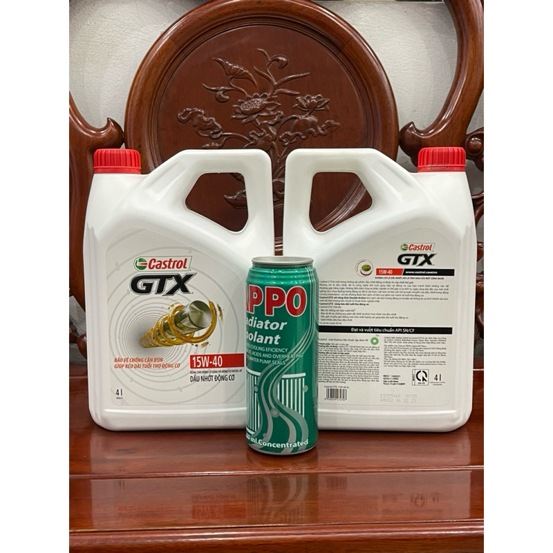 DẦU NHỚT ĐỘNG CƠ CASTROL GTX 15W-40 4L