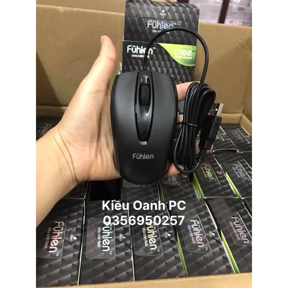 Bàn phím có dây Fuhlen L411 USB Black dành cho máy tính, văn phòng tiện lợi - Hàng chính hãng - Bảo hành 24 tháng