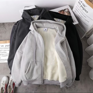 Áo Hoodie Zip Khoá Nam Nữ Chất Liệu Nỉ Dày Lót Lông Cừu Cao Cấp Form Dáng Rộng Unisex Thời Trang Cực Hottrend 2023