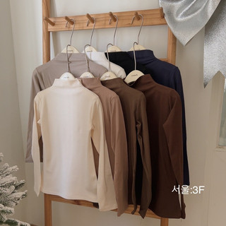 Áo cotton cổ lọ giữ nhiệt
