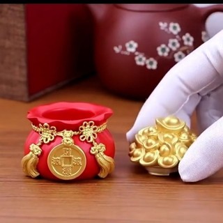 Hũ đựng muối gạo Thần Tài