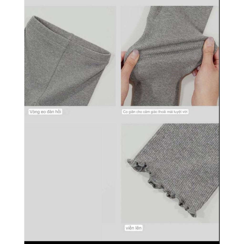 LEGGING BÉ GÁI SIZE LỚN CO GIÃN TỐT