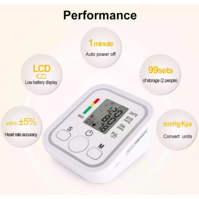 Máy đo huyết áp bắp tay LEANO chính hãng bảo hành 12 tháng