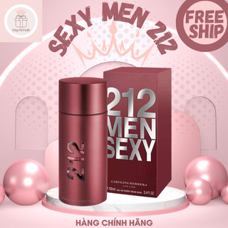 Nước Hoa Nam 212 Sexy Men 100ml, Nước hoa nam tính mạnh mẽ bản lĩnh phái mạnh , dầu thơm nam tươi mát , thể thao. c212