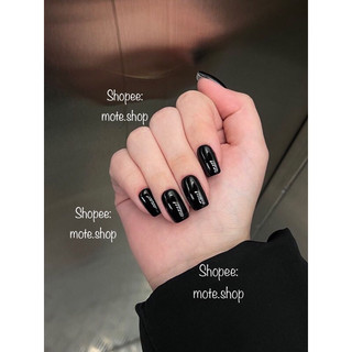 Nailbox TAY Màu Đen Sơn Trơn