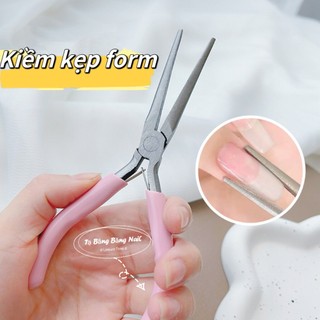 Kìm kẹp form móng định hình form phụ kiện nail