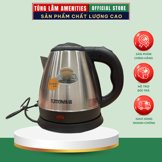 Ấm siêu tốc tuoxin inox 304 cao cấp - bình đun nước siêu tốc dung tích nhỏ