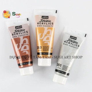 Màu acrylic ánh nhủ Pebeo 100ml, studio acrylics Pebeo 100ml đăng lần 3/3