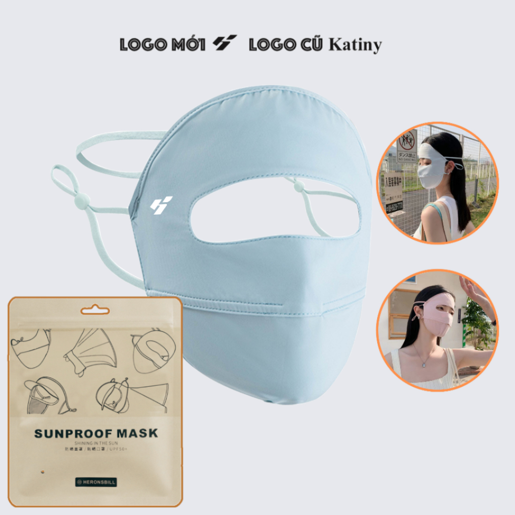 Khẩu Trang Kín Mặt Chống Tia Uv Chống Nắng Hangkat KATINY chính hãng Upf 50+ A001