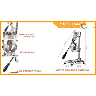 Máy Vắt Cam inox , vắt tay