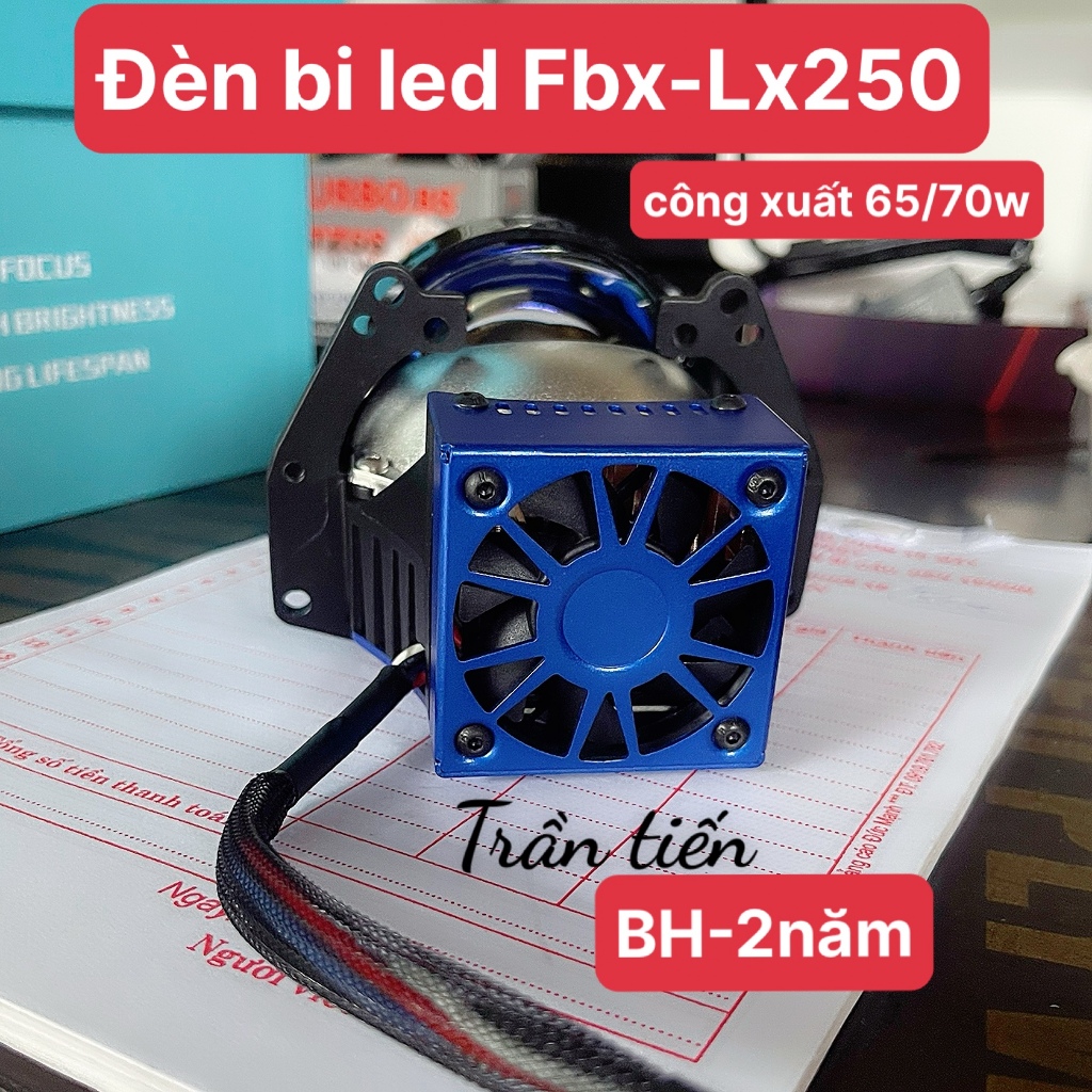 Đèn Bi LED 3.0 Fbx LX250 Công xuất 65/70w Chíp  Len Tím