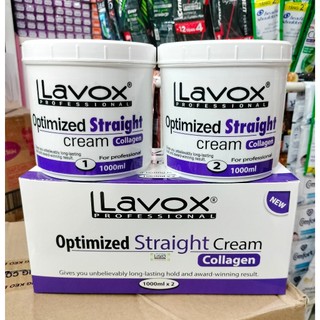 Thuốc duỗi lavox tím 1000ml x2 cao cấp siêu bóng mượt thẳng tự nhiên không khô tóc