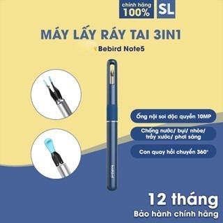 Lấy Ráy Tai Bebird Note 5 Sử Dụng Camera Quan Sát Thông Minh Đầu Kẹp Linh Hoạt