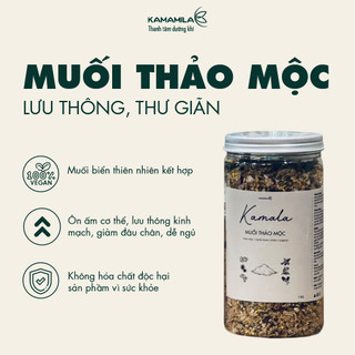 Muối ngâm chân thảo dược Kamamila, thảo dược ngâm chân hỗ trợ giảm đau nhức, làm ấm cơ thể, giảm mùi hôi chân - Hộp 250g