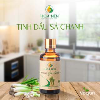 Tinh Dầu Sả Chanh Nguyên Chất Hoa Nén 50ml - Tinh dầu xông phòng, khử mùi, khử khuẩn