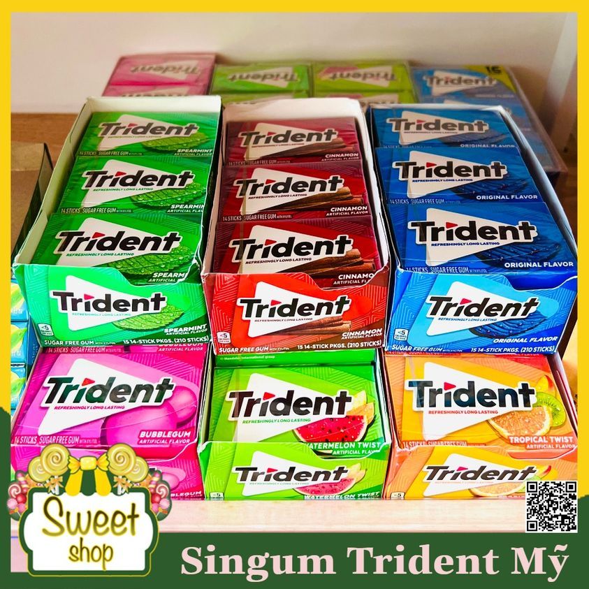 Kẹo Singum Trident Mỹ