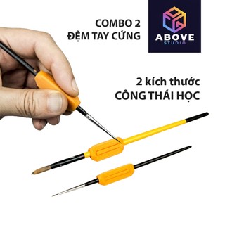 Đệm tay hỗ trợ bút lông, cầm bút đúng cách