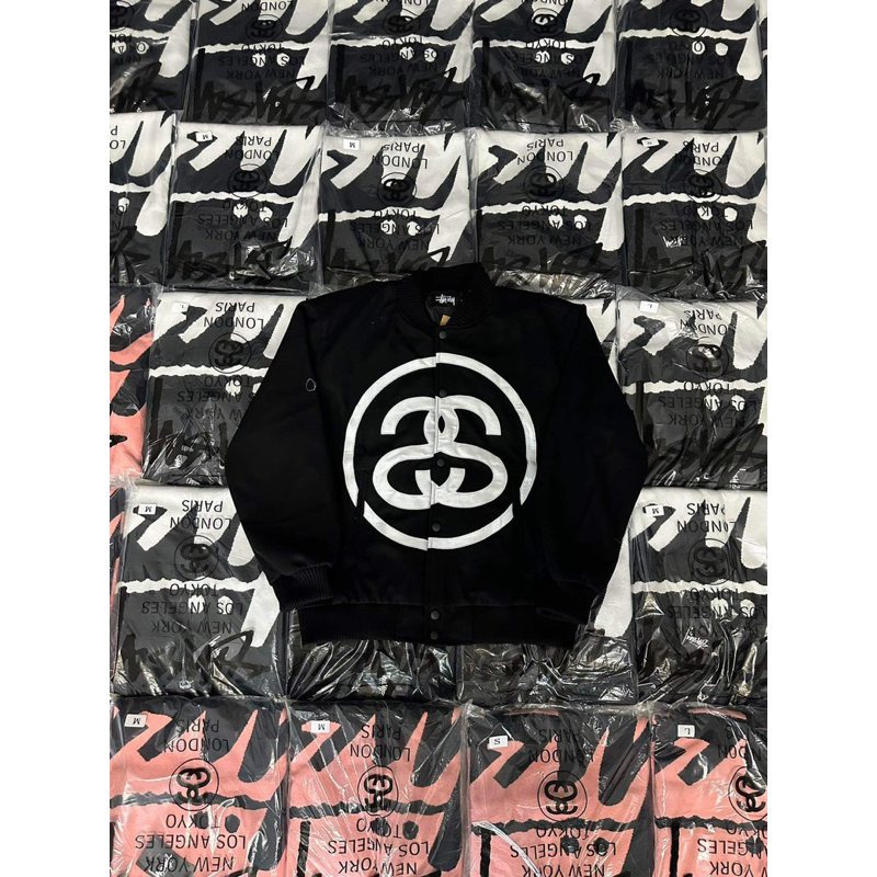 Bomber, Varsity Stussy thêu logo cực hot ( NAM // NỮ )