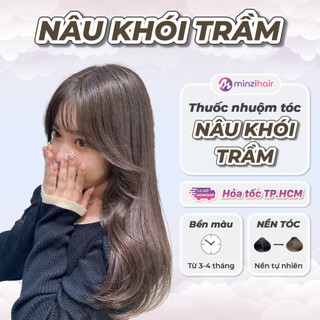 Thuốc nhuộm tóc Nâu Khói Trầm - Không Tẩy Lên Từ Nền Đen - Minzihair, Minzihair HCM