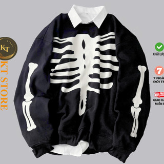 ÁO SWEATER NỈ NAM NỮ UNISEX THU ĐÔNG FORM RỘNG LÓT BÔNG DÀY DẶN TAY DÀI Y MẪU BAO ĐẸP (Inchu)